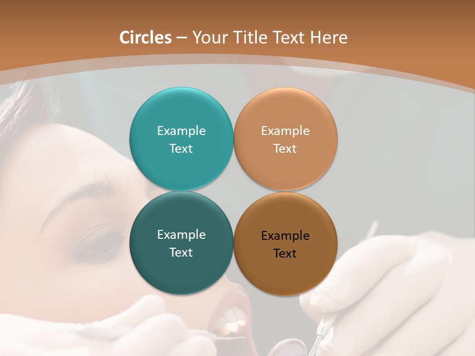 Male Caucasian Mouth PowerPoint Template