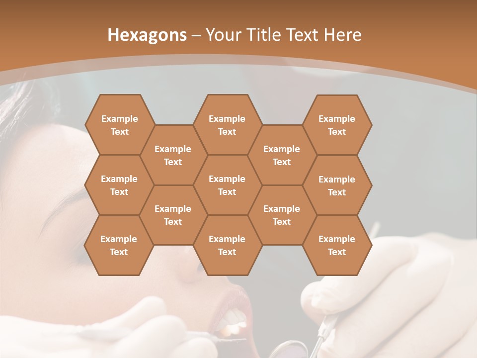 Male Caucasian Mouth PowerPoint Template