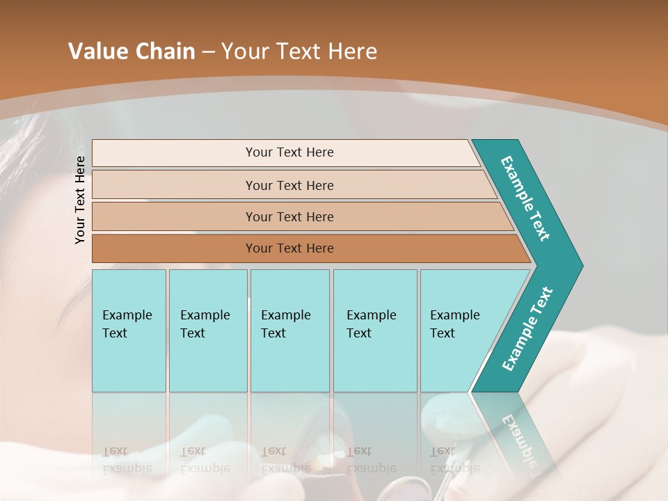 Male Caucasian Mouth PowerPoint Template