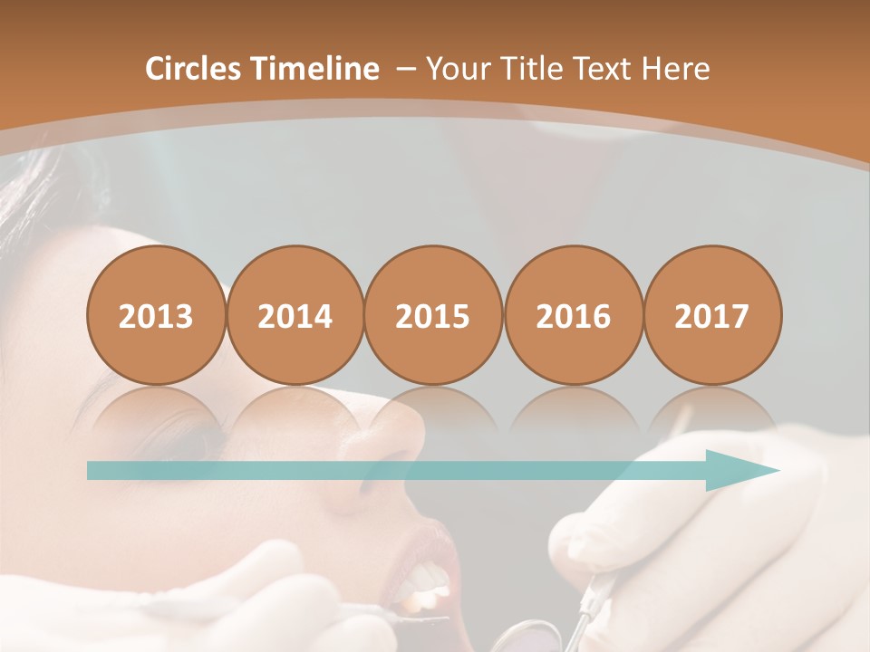 Male Caucasian Mouth PowerPoint Template