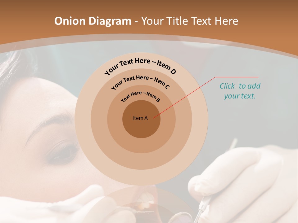 Male Caucasian Mouth PowerPoint Template