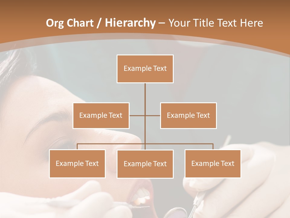 Male Caucasian Mouth PowerPoint Template