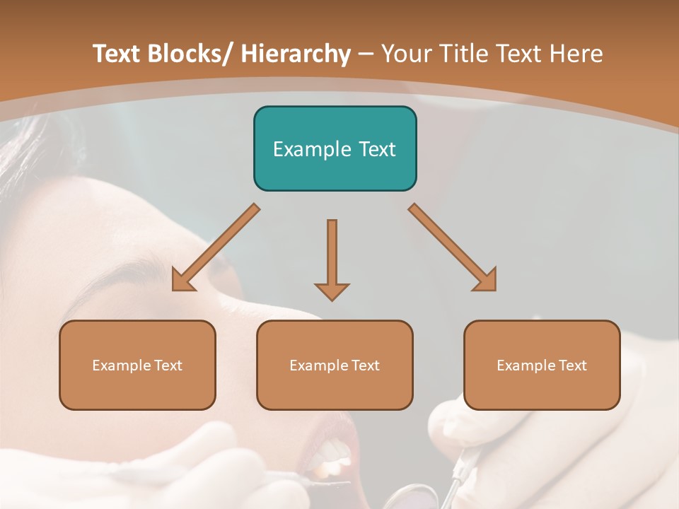 Male Caucasian Mouth PowerPoint Template