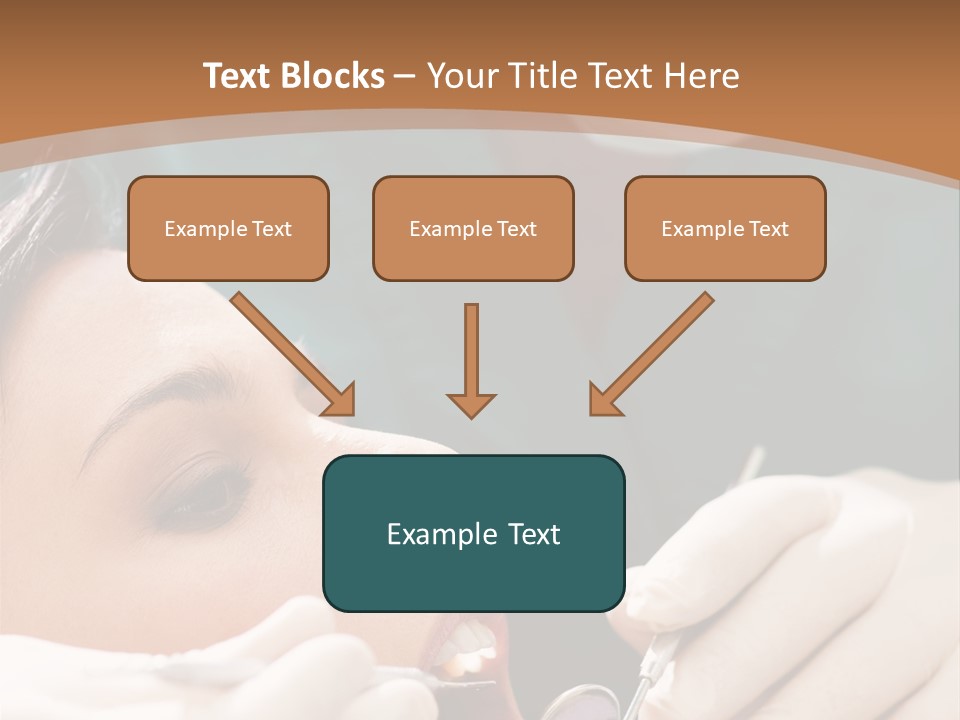 Male Caucasian Mouth PowerPoint Template