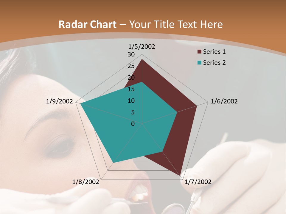 Male Caucasian Mouth PowerPoint Template