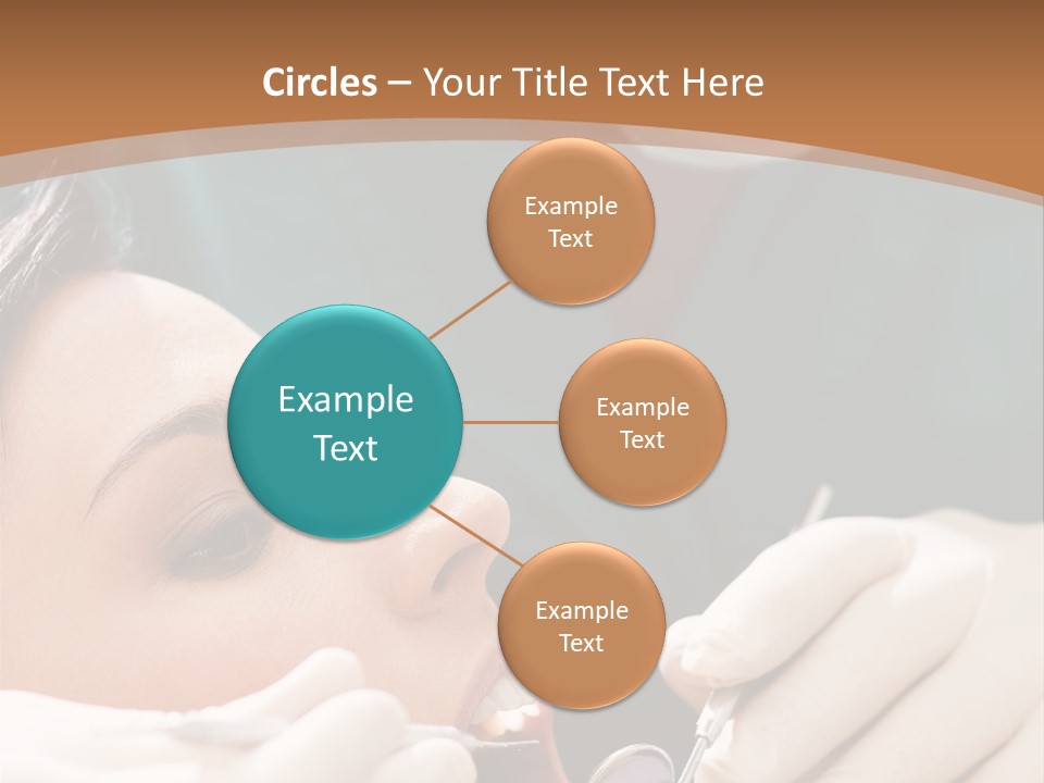 Male Caucasian Mouth PowerPoint Template