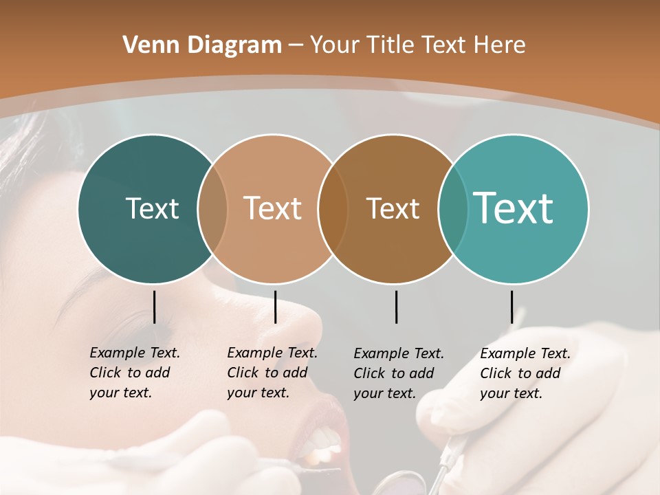 Male Caucasian Mouth PowerPoint Template