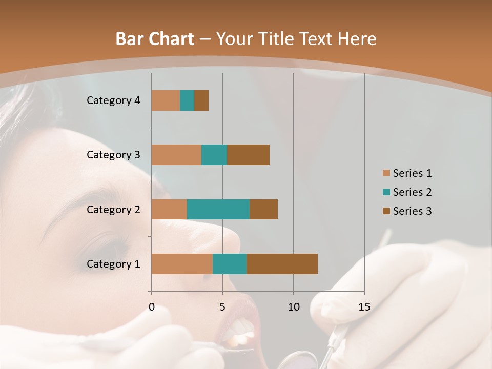 Male Caucasian Mouth PowerPoint Template