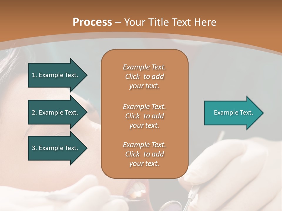 Male Caucasian Mouth PowerPoint Template