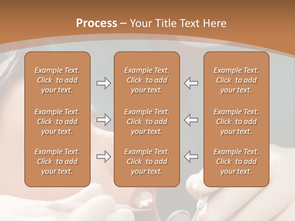 Male Caucasian Mouth PowerPoint Template