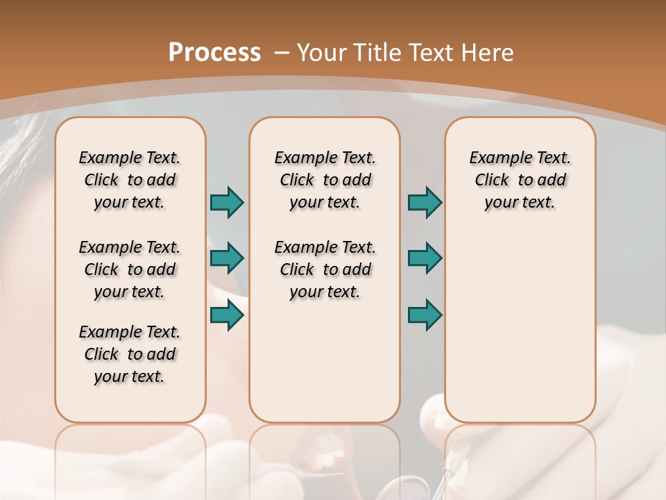 Male Caucasian Mouth PowerPoint Template
