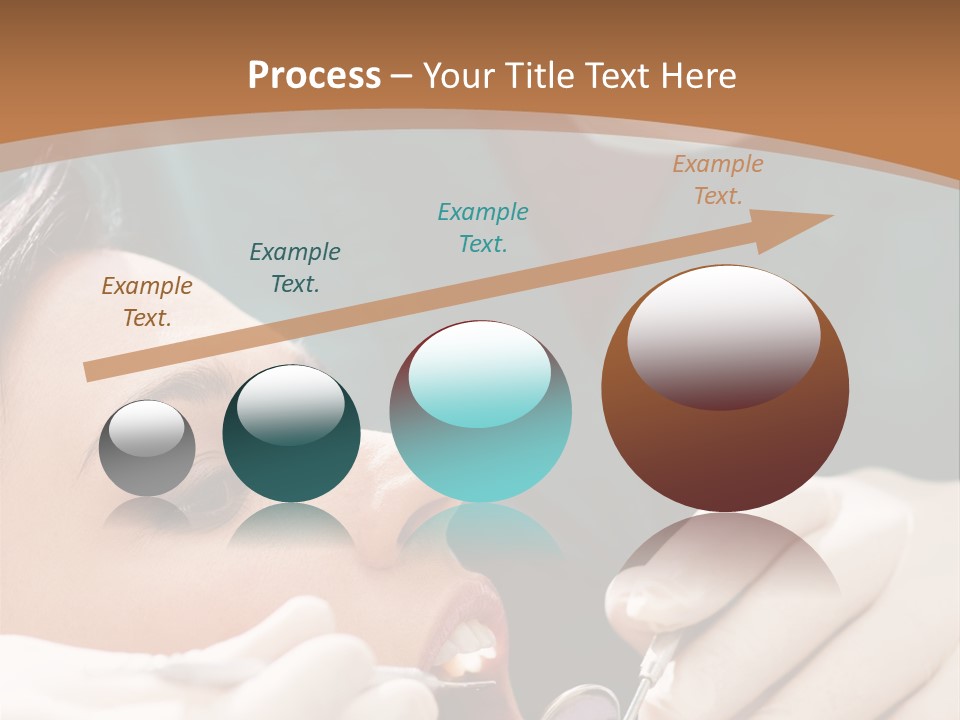 Male Caucasian Mouth PowerPoint Template