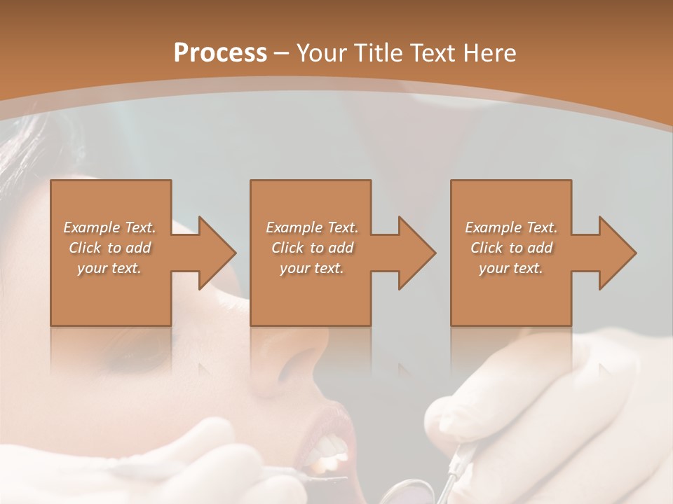 Male Caucasian Mouth PowerPoint Template