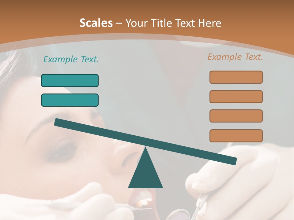 Male Caucasian Mouth PowerPoint Template