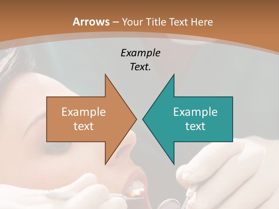 Male Caucasian Mouth PowerPoint Template