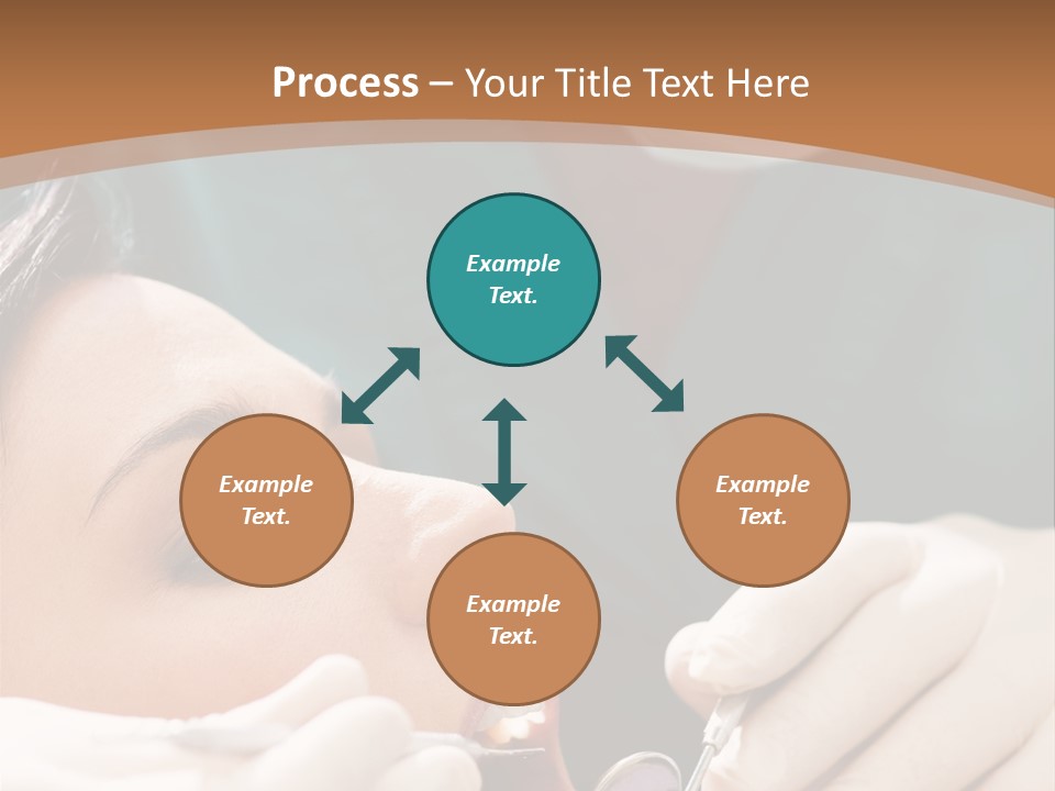 Male Caucasian Mouth PowerPoint Template