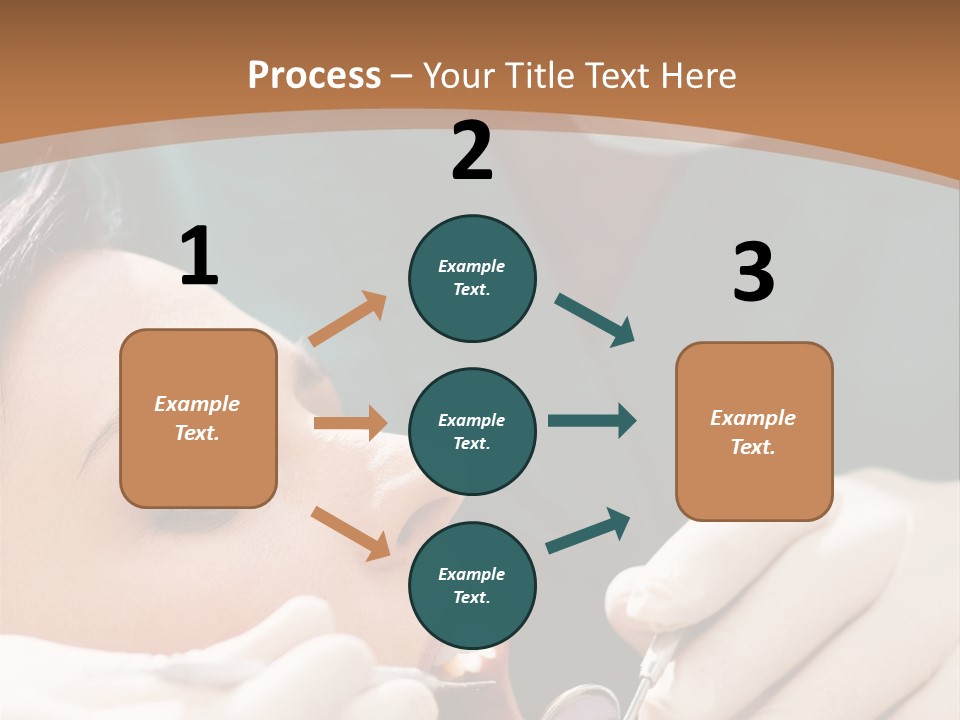 Male Caucasian Mouth PowerPoint Template