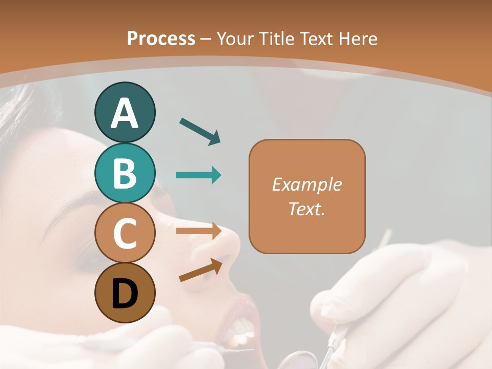 Male Caucasian Mouth PowerPoint Template