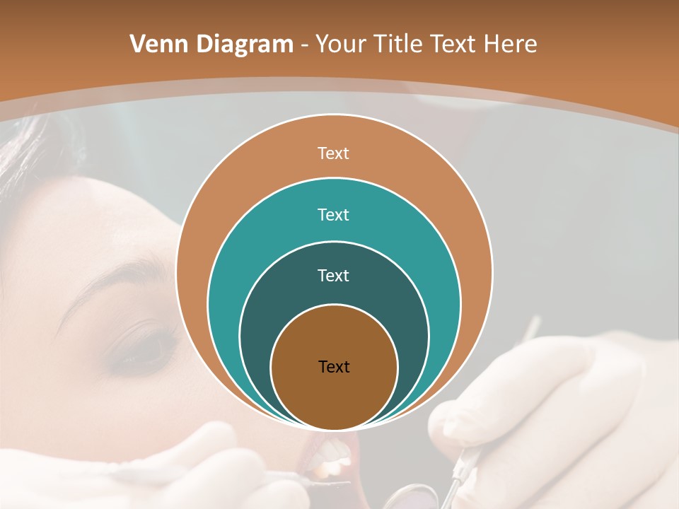 Male Caucasian Mouth PowerPoint Template