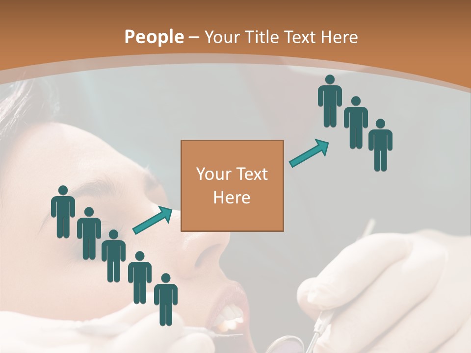 Male Caucasian Mouth PowerPoint Template