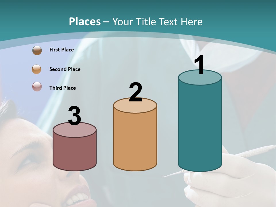 Two People Open Examining PowerPoint Template