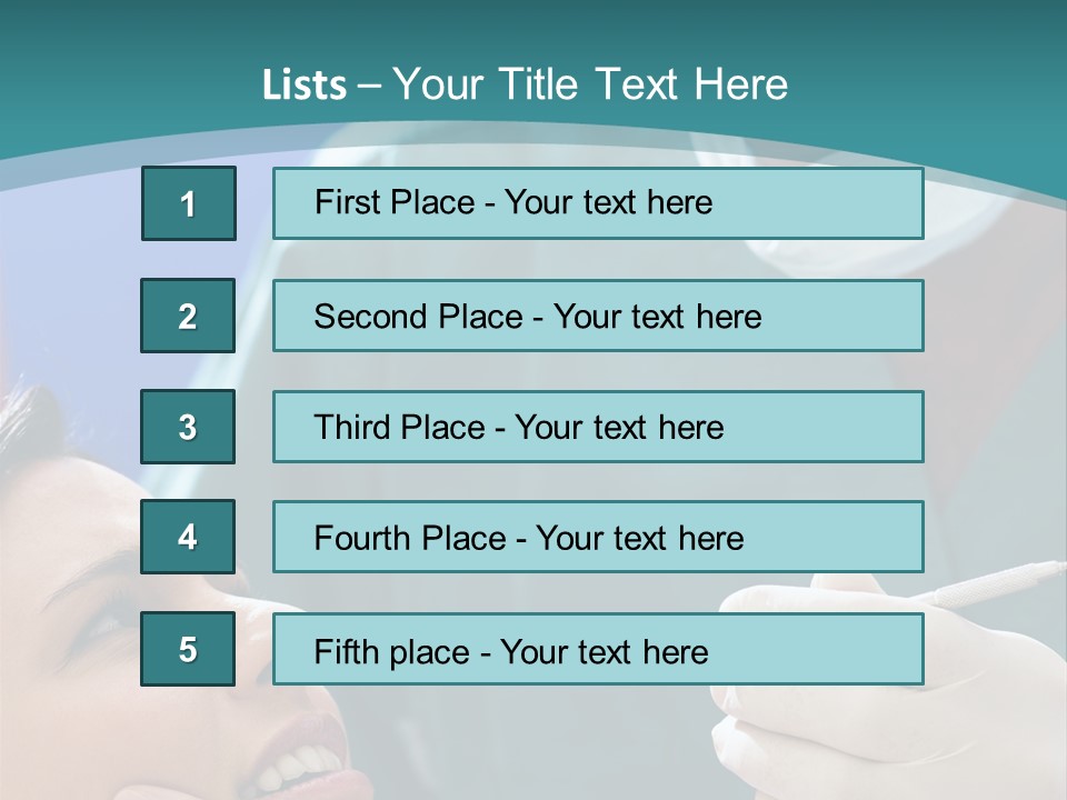 Two People Open Examining PowerPoint Template