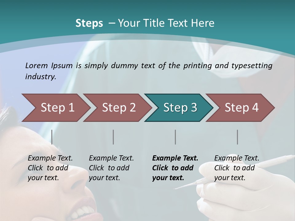 Two People Open Examining PowerPoint Template