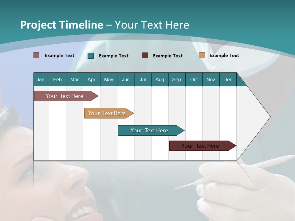 Two People Open Examining PowerPoint Template