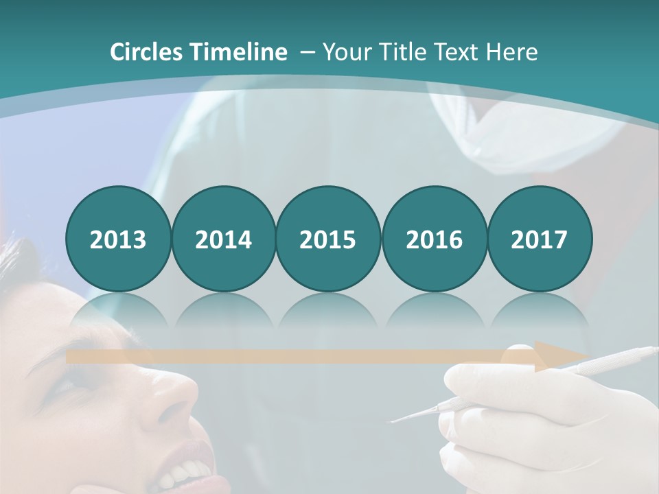 Two People Open Examining PowerPoint Template