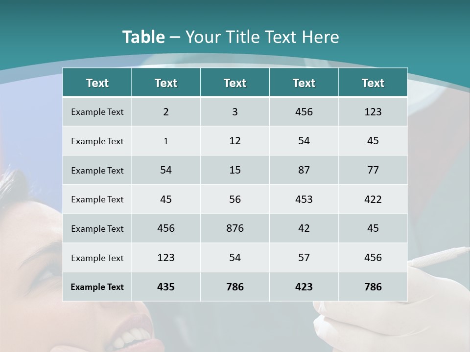 Two People Open Examining PowerPoint Template
