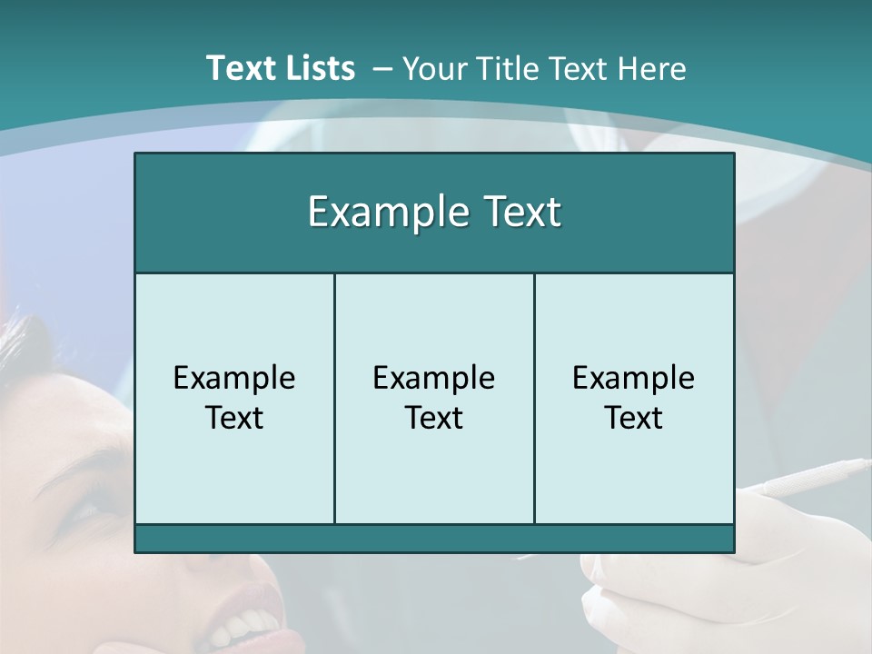 Two People Open Examining PowerPoint Template