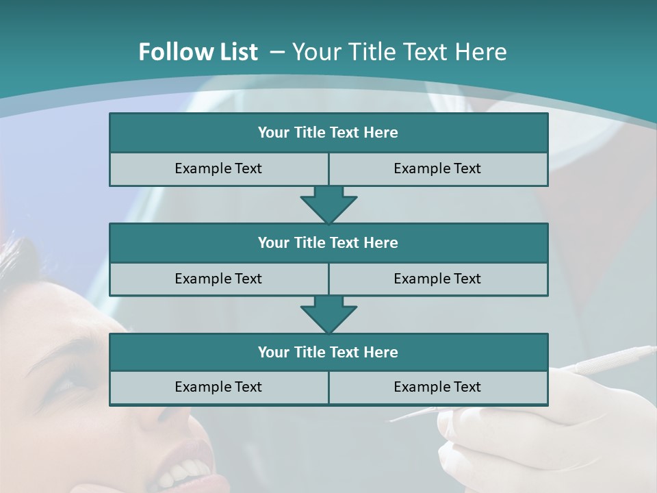 Two People Open Examining PowerPoint Template