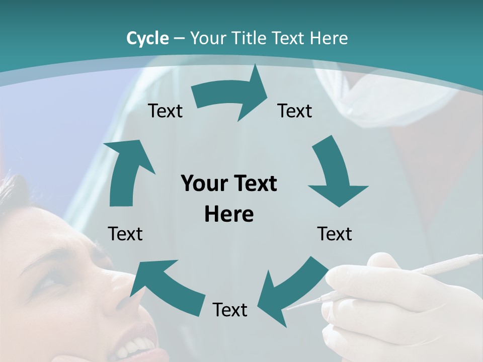 Two People Open Examining PowerPoint Template
