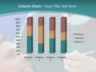 Two People Open Examining PowerPoint Template