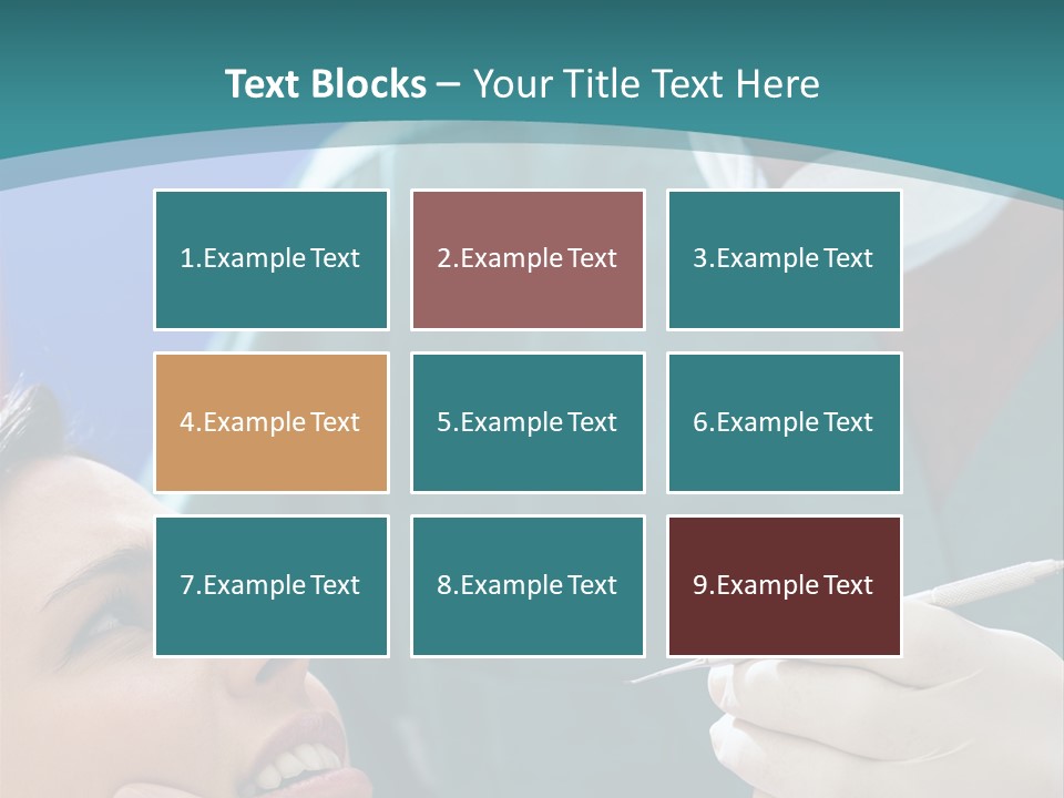 Two People Open Examining PowerPoint Template