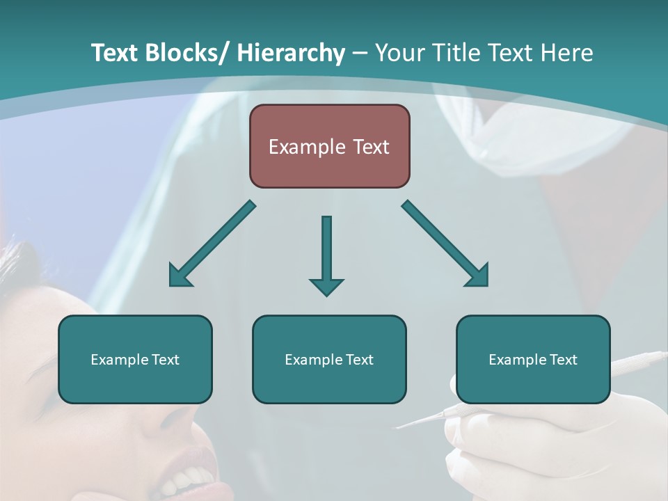 Two People Open Examining PowerPoint Template