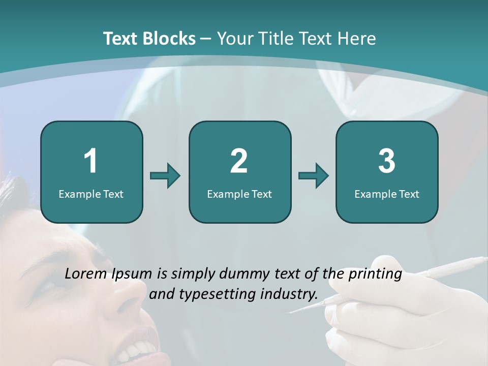 Two People Open Examining PowerPoint Template