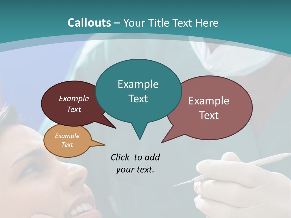 Two People Open Examining PowerPoint Template
