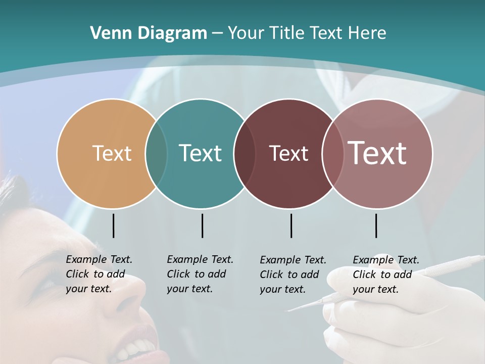 Two People Open Examining PowerPoint Template