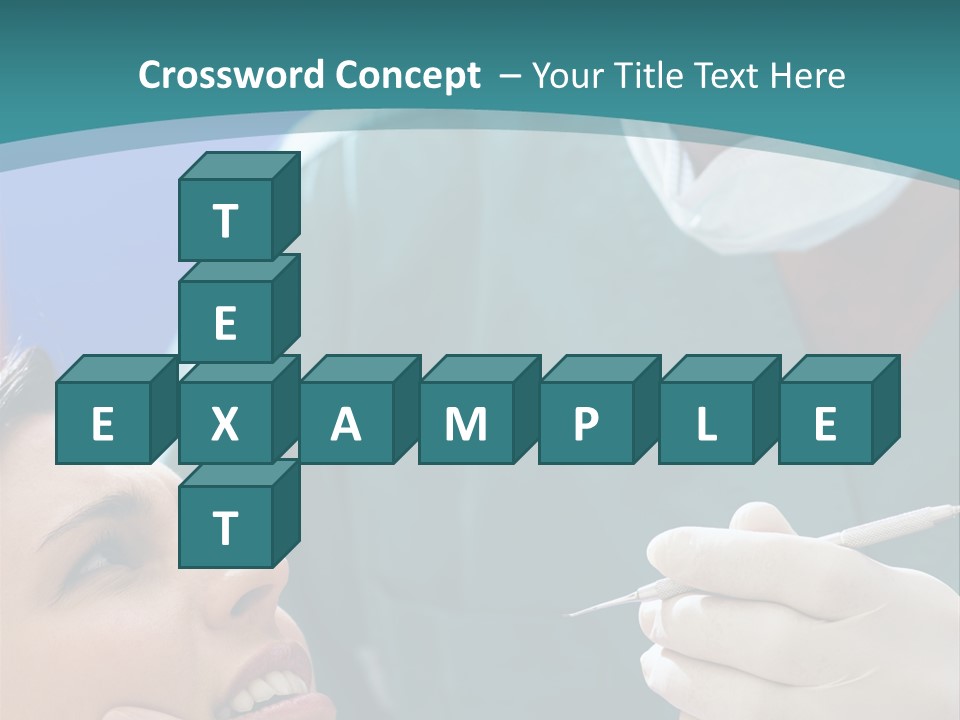 Two People Open Examining PowerPoint Template