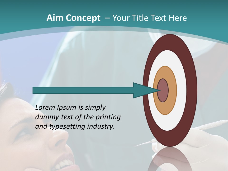 Two People Open Examining PowerPoint Template