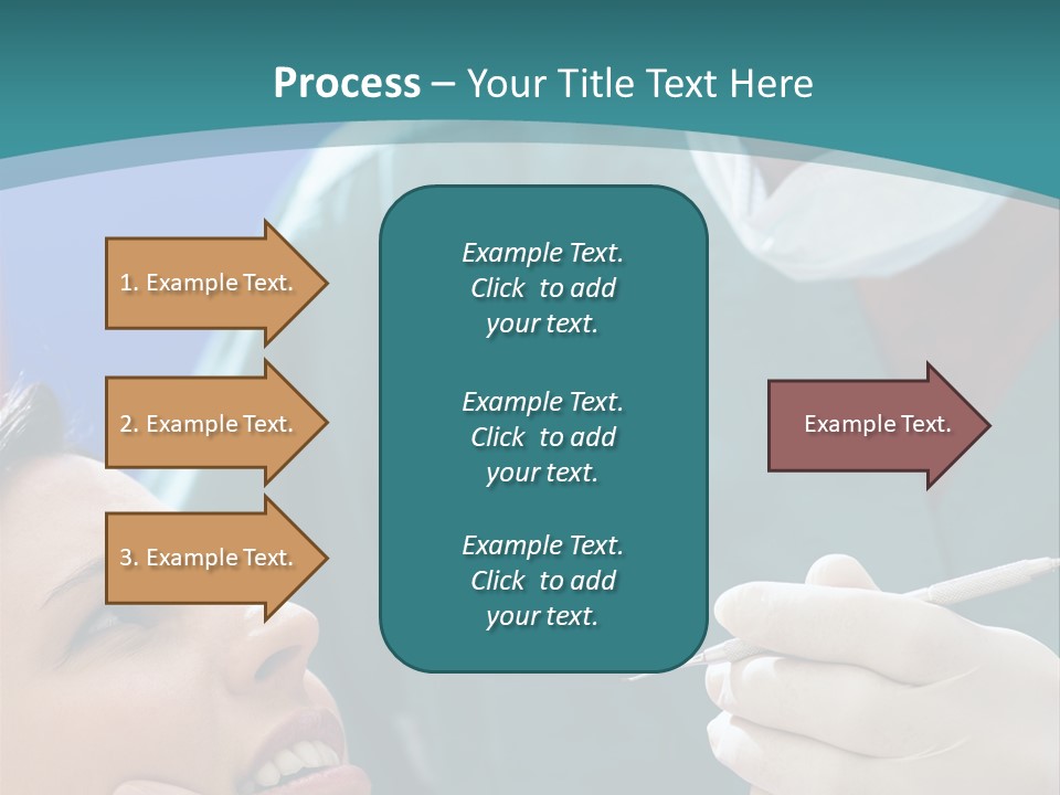 Two People Open Examining PowerPoint Template