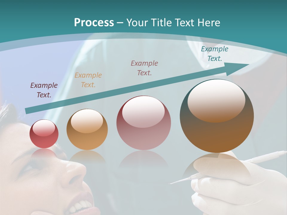 Two People Open Examining PowerPoint Template