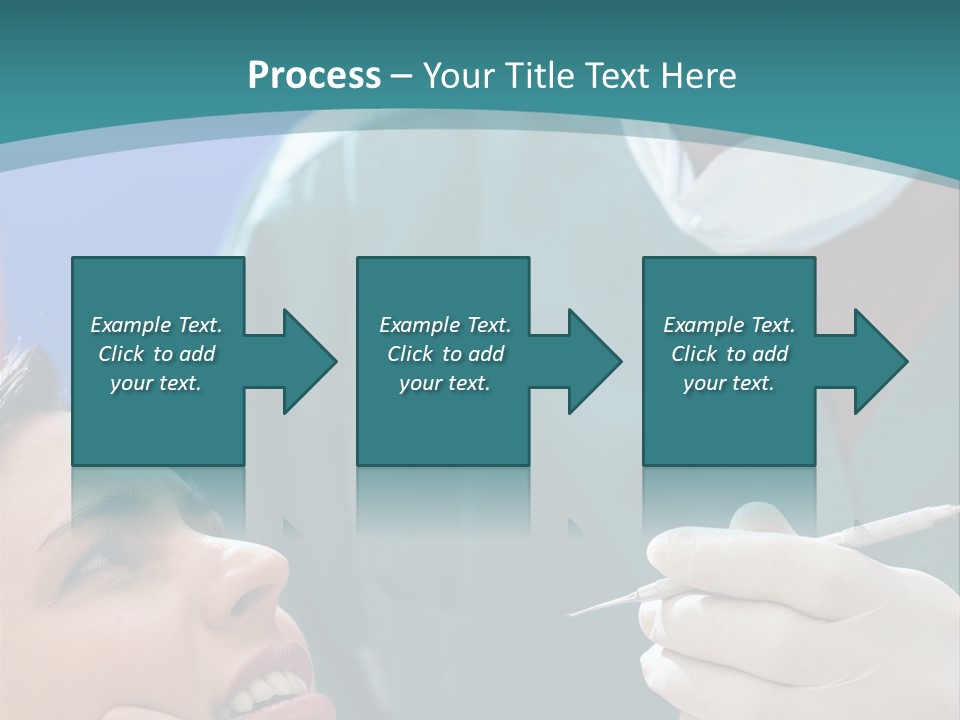 Two People Open Examining PowerPoint Template