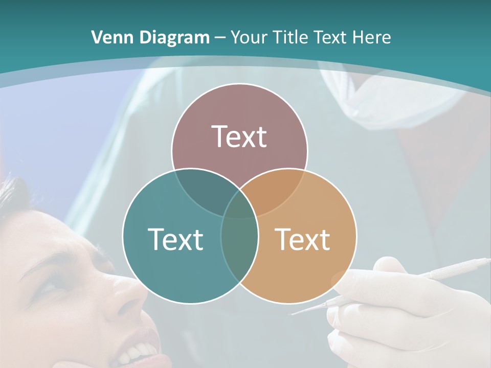 Two People Open Examining PowerPoint Template