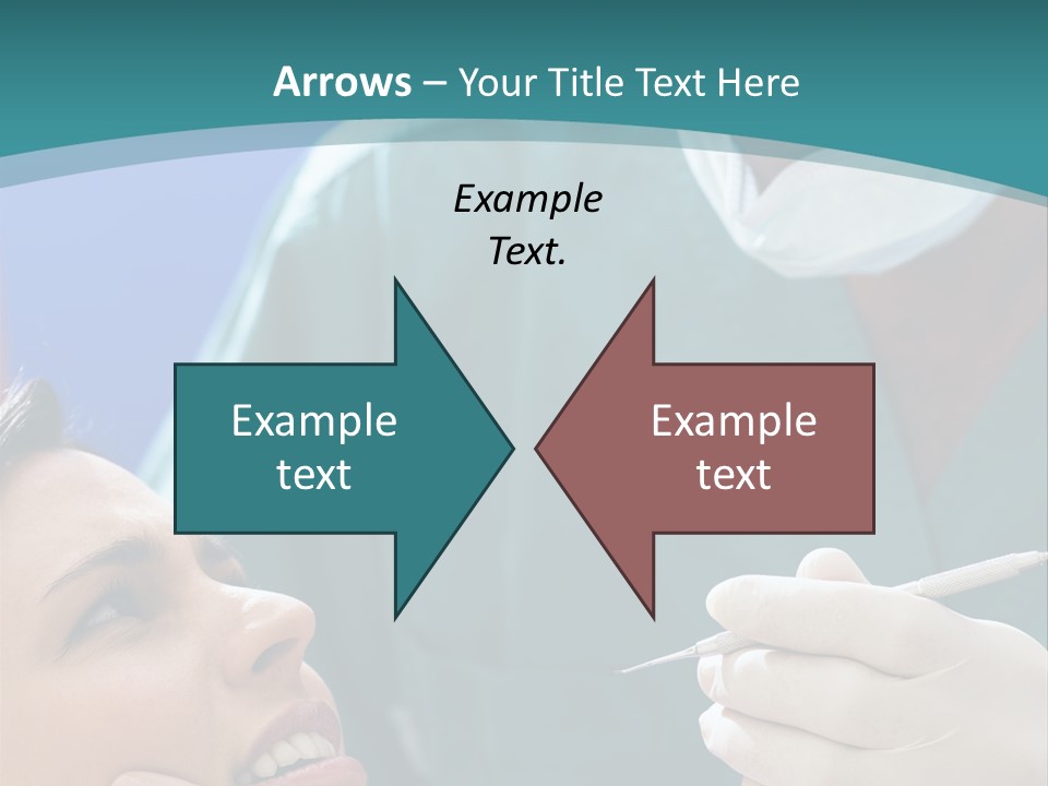 Two People Open Examining PowerPoint Template