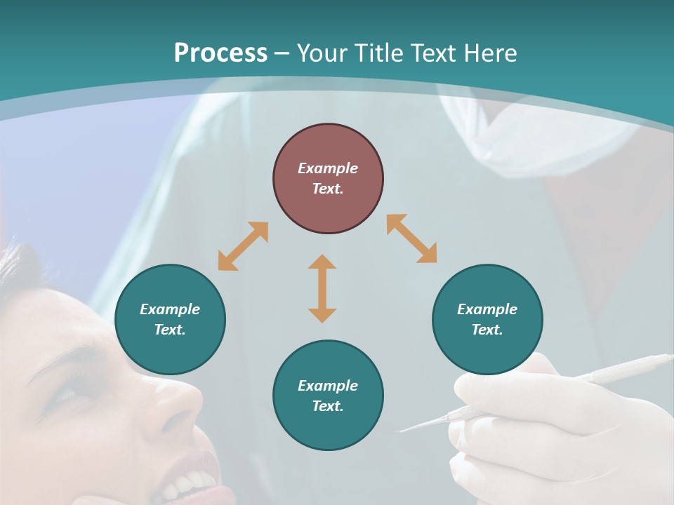 Two People Open Examining PowerPoint Template