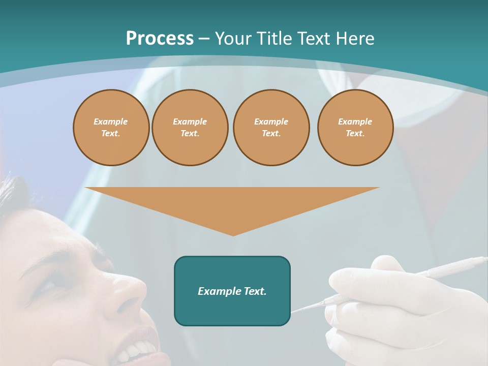 Two People Open Examining PowerPoint Template
