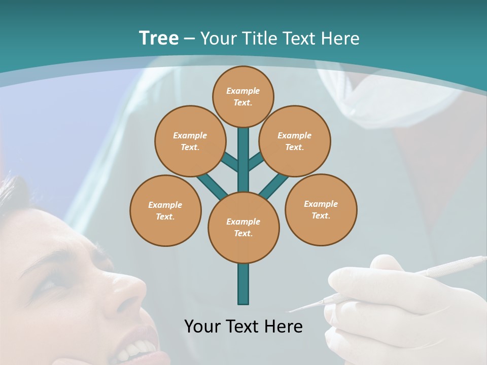 Two People Open Examining PowerPoint Template