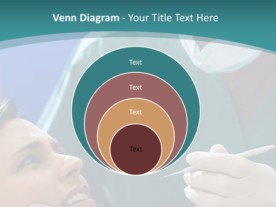Two People Open Examining PowerPoint Template